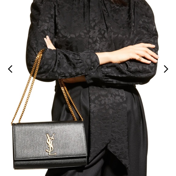 Saint Laurent Kate Medium Grain de Poudre Shoulder Bag - Picture 13 of 15